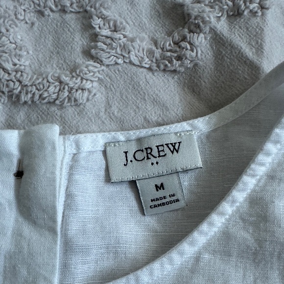 J Crew White Sleeveless Top - Picture 3 of 6